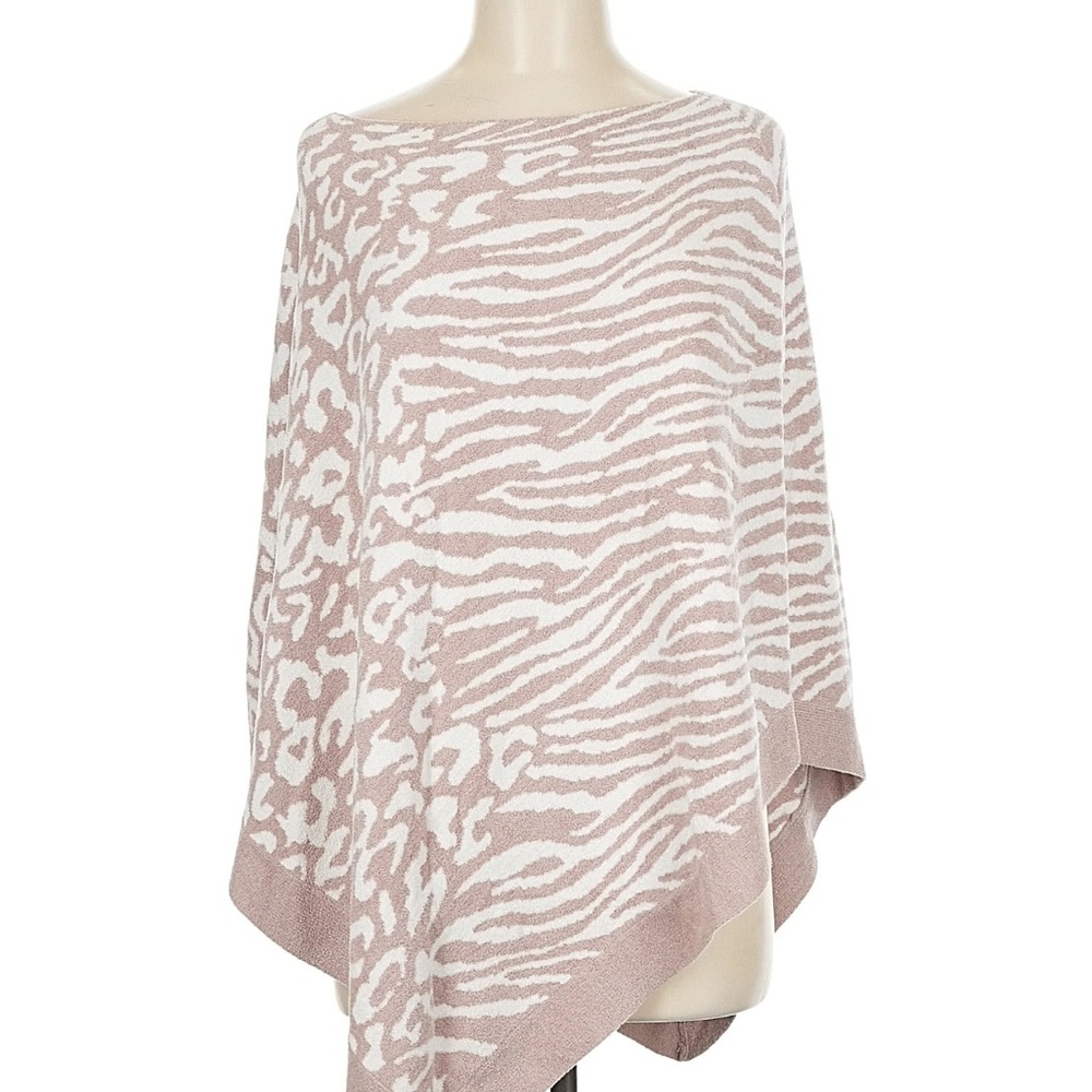 Barefoot Dreams Animal Print Poncho